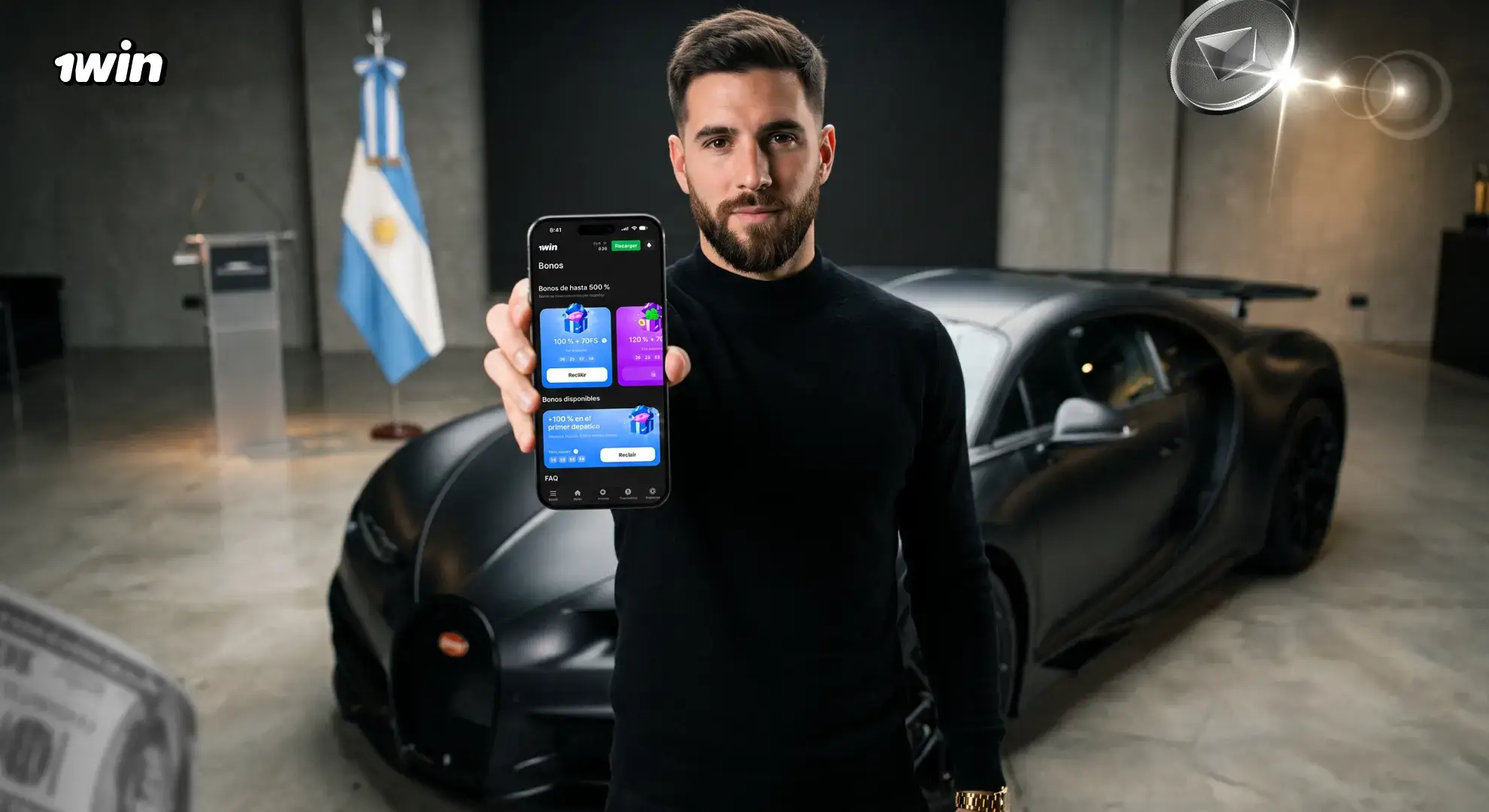 200 1win Points por instalar la app